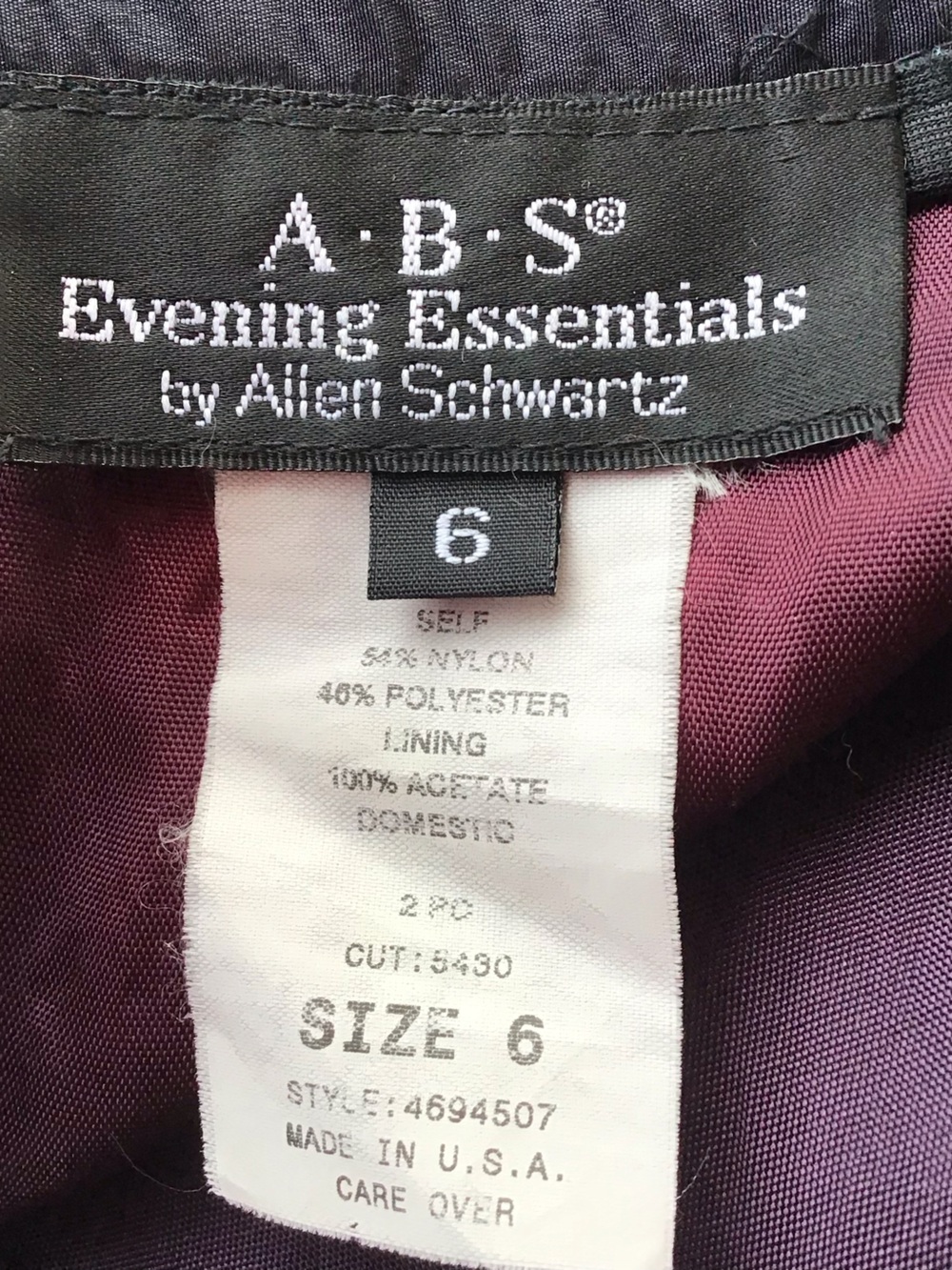 ABS Evening Essentials Vintage Blue Maxi Skirt - Picture 6 of 6